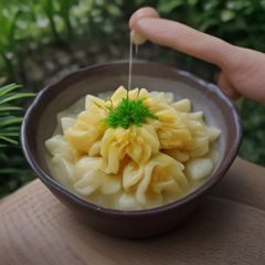桃花编辑部内容编辑苏晚，坐在书桌前对着电脑整理古籍资料，旁边放着一杯茶