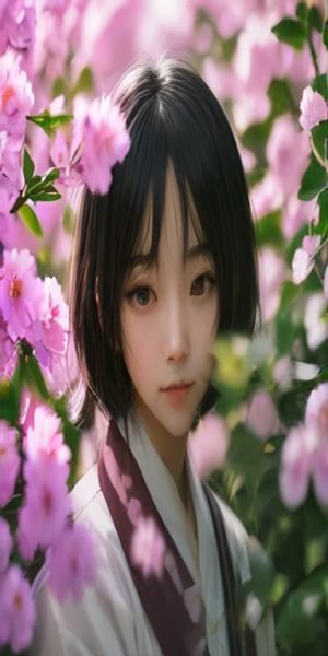 桃花 App 的养护日历界面，标记了施肥和修剪时间，界面整洁，配有小叶子图标